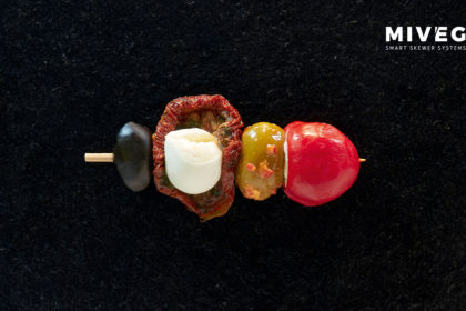 Miveg Skewer Systems · Antipastispieß · Antipasti skewer Miveg Skewer Systems · Antipastispieß · Antipasti skewer
