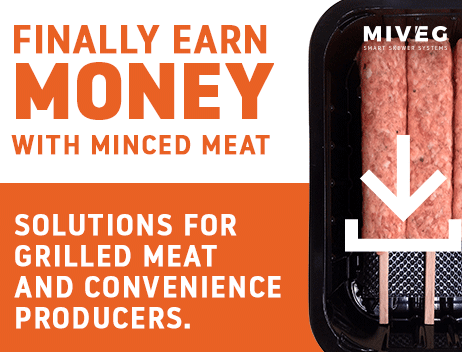 MIVEG Skewer Systems · Finally earn money with minced meat